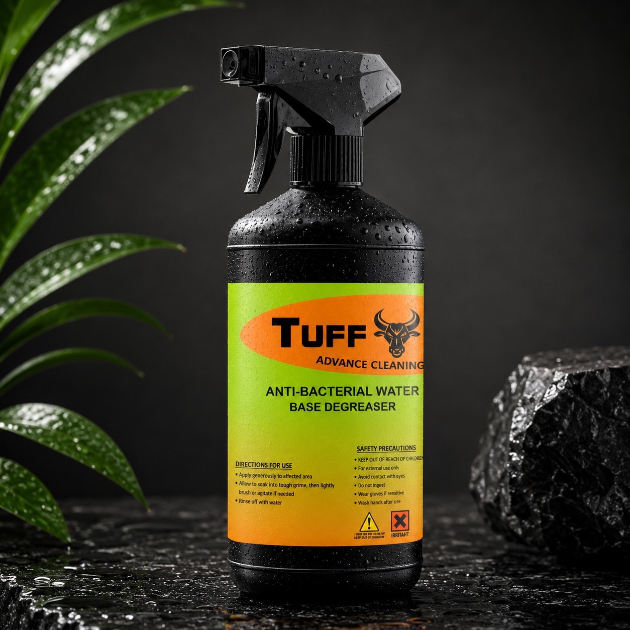 ANTI-BACTERIAL WATER BASE DEGREASER 1 LT Standard Round (Sprayer)
